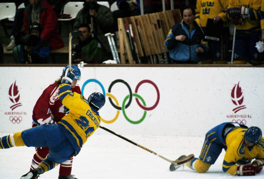 Patrik Erickson åker på en propp