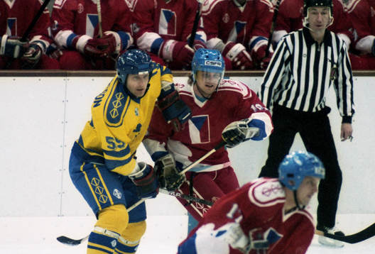 Peter Andersson, Sverige och Petr Hrbek, Tjeckoslovakien