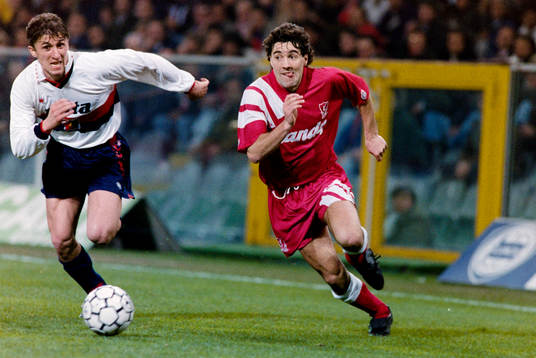 Fotboll, Uefacupen, Genua - Liverpool, 2-0
