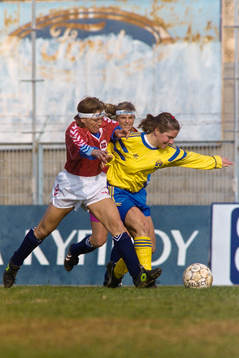 Fotboll, Dam, Sverige - Norge