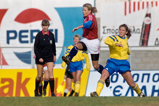 Fotboll, Dam, Sverige - Norge