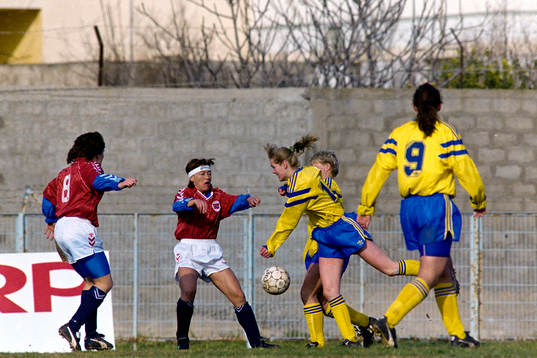 Fotboll, Dam, Sverige - Norge