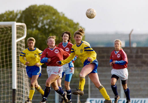 Fotboll, Dam, Sverige - Norge