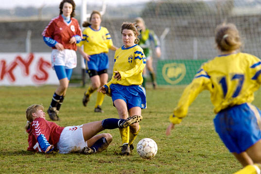 Fotboll, Dam, Sverige - Norge