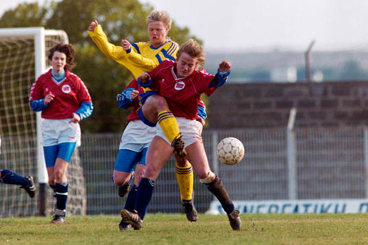 Fotboll, Dam, Sverige - Norge