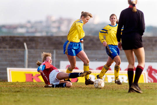 Fotboll, Dam, Sverige - Norge