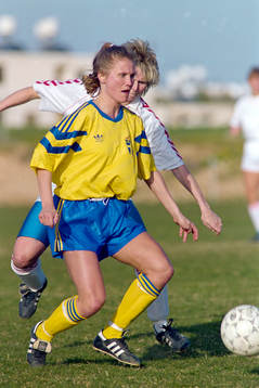 Fotboll, Dam, Sverige - Norge