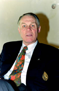 Rinus Michels, förbundskapten i Holland