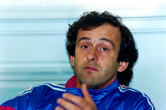 Michel Platini, förbundskapten i Frankrike