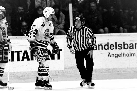 Kari Eloranta, Rögle och domare Thomas Andersson, Gävle