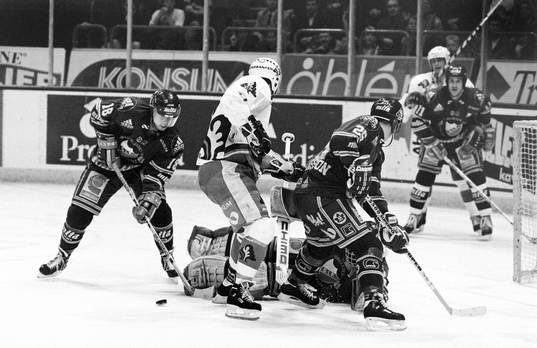 Ishockey, Elitserien, Semifinal, Djurgården - Färjestad,