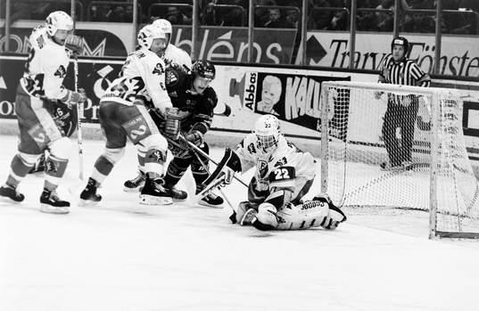 Ishockey, Elitserien, Semifinal, Djurgården - Färjestad,