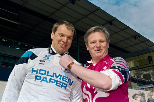 Sanny Åslund, Norrköping och Hans Backe, Öster