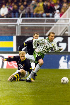 Magnus Johansson, Västra Frölunda och Peter Larsson, AIK