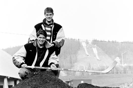 Emil Skoglund och Jan Huokko, Leksand