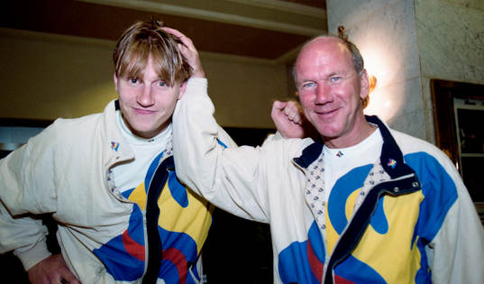Kennet Andersson och Tomme Svensson, förbundskapten