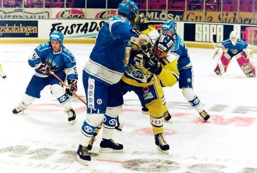 Tuffa tag i matchen