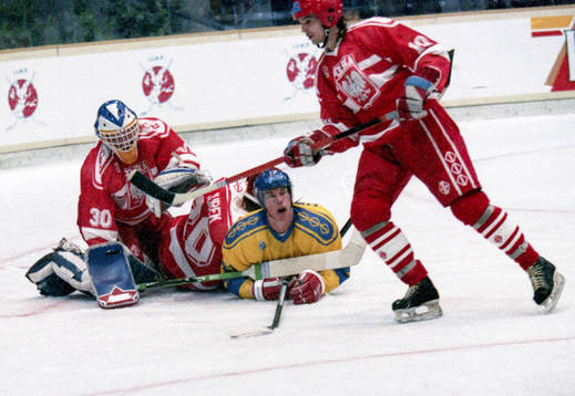 Peter Forsberg på magen