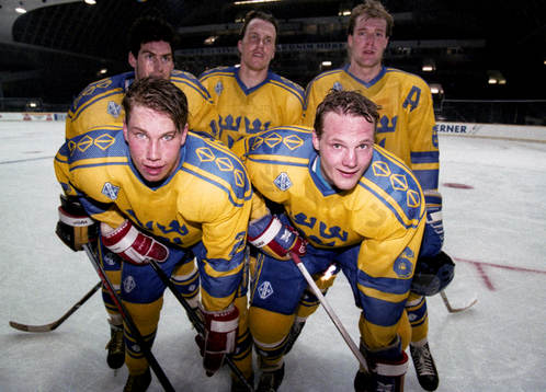 Peter Forsberg, Arto Blomsten, Fredrik Stillman, Sverige