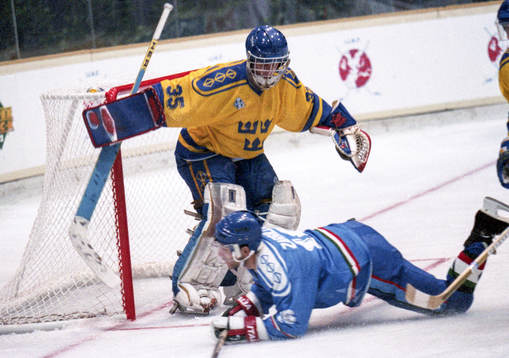 Peter Åslin, målvakt, Sverige