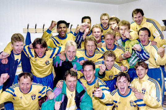 Sverige jublar