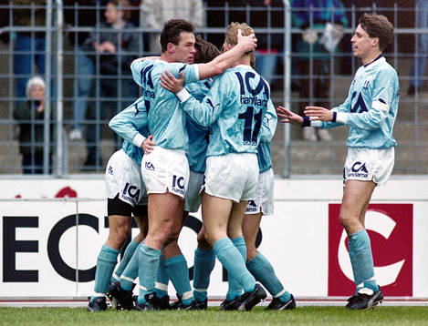 Patrik Andersson, Malmö, jublar