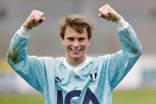 Tvåmålsskytten Jonas Axeldal, Malmö jublar