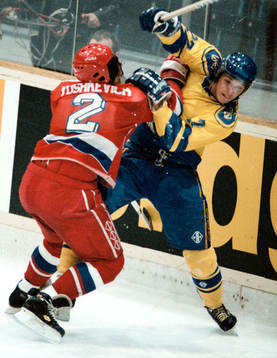 Ishockey, VM, Sverige - Ryssland
