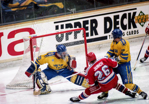 Tommy Söderström, målvakt, Sverige och Daniel Rydmark