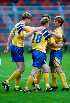 Kennet Andersson, Stefan Pettersson och Stefan Schwarz