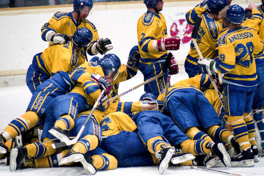 Sverige jublar