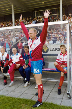 Mats Magnusson, Helsingborg började matchen på bänken