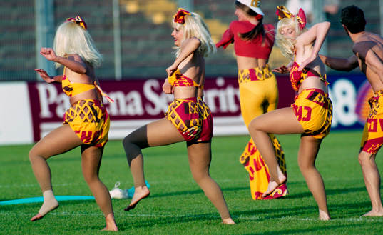 Cheerleader, underhållning, flicka