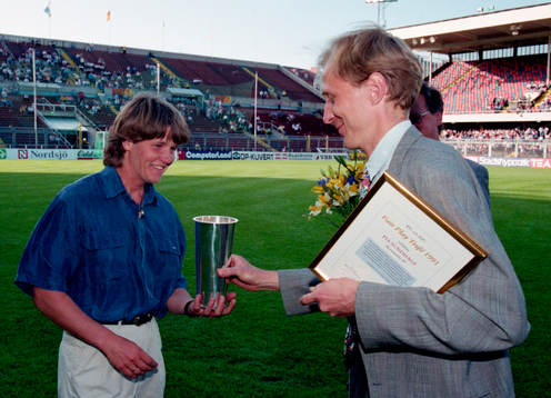 Pia Sundhage får Fair Play Trofén