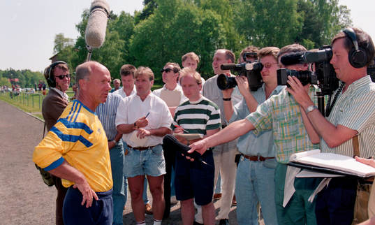 intervju med Tommy Svensson, förbundskapten, Sverige.