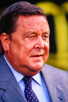 Lennart Johansson, president, UEFA, former president of