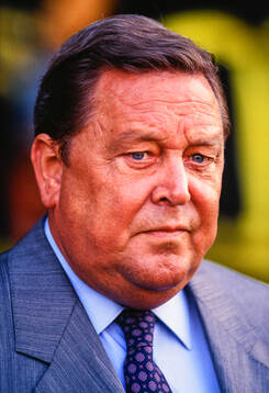Lennart Johansson, president, UEFA, former president of