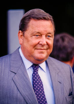 Lennart Johansson, president, UEFA, former president of