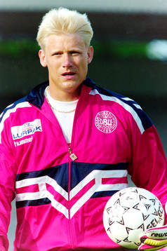 Peter Schmeichel, målvakt i Danmark
