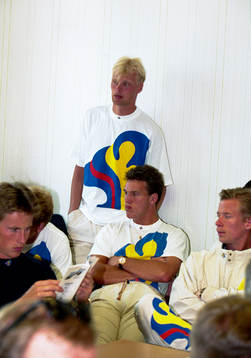 Klas Ingesson, Patrik Andersson, Johnny Ekström, Sverige