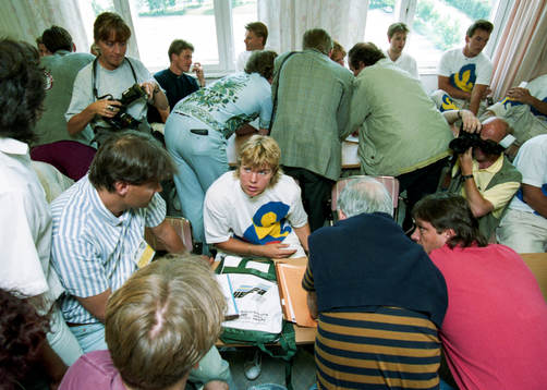 Tomas Brolin, Sverige möter media