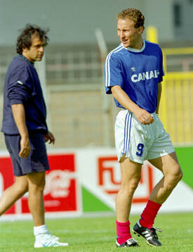 Football, Uefa EURO 1992 in Sweden, Group 1, France,