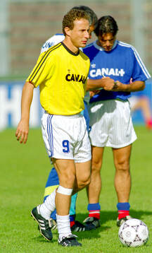 Football, Uefa EURO 1992 in Sweden, Group 1, France,