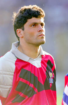 Goalkeeper Bruno Martini of France