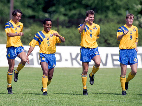 Joachim Björklund, Martin Dahlin, Patrik Andersson, Jan