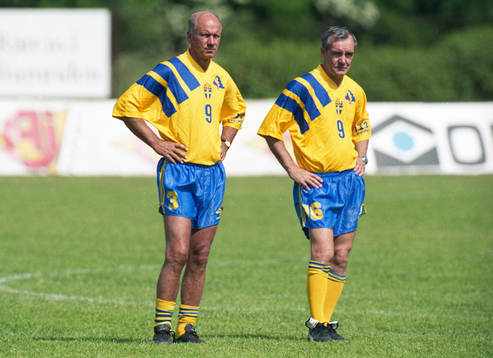 Tommy Svensson, förbundskapten och Tord Grip, Sverige