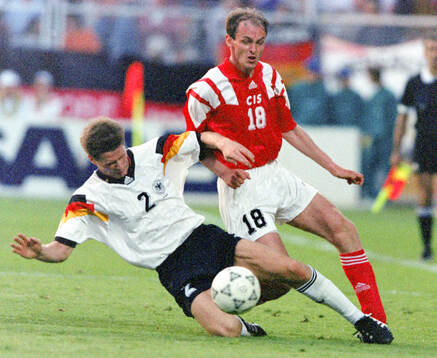 Football, Uefa EURO 1992, Group 2, CIS (Russia) - Germany