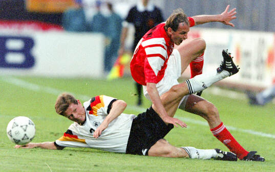 Football, Uefa EURO 1992, Group 2, CIS (Russia) - Germany