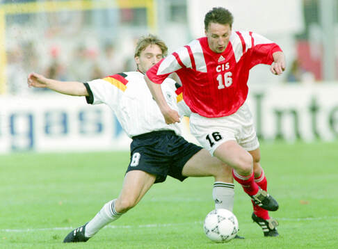 Football, Uefa EURO 1992, Group 2, CIS (Russia) - Germany
