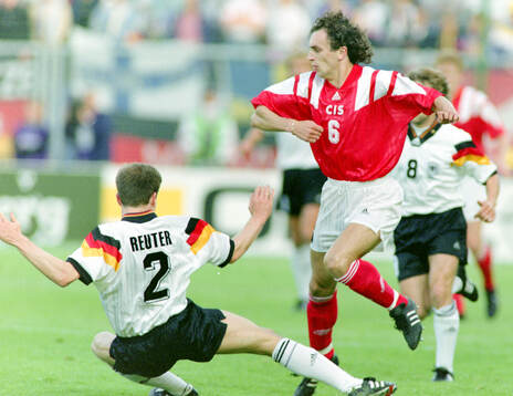 Football, Uefa EURO 1992, Group 2, CIS (Russia) - Germany